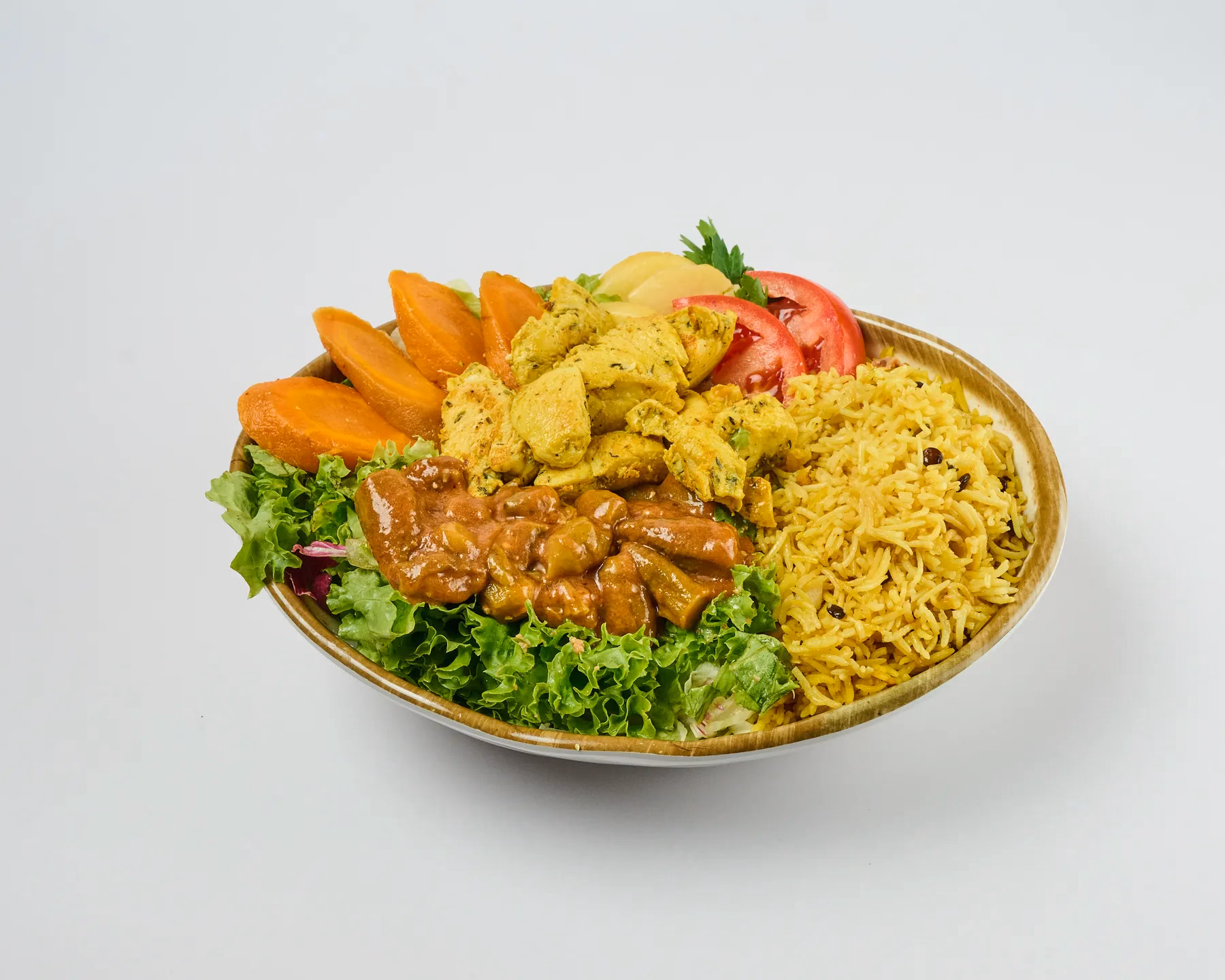 Okra Chicken Bowl