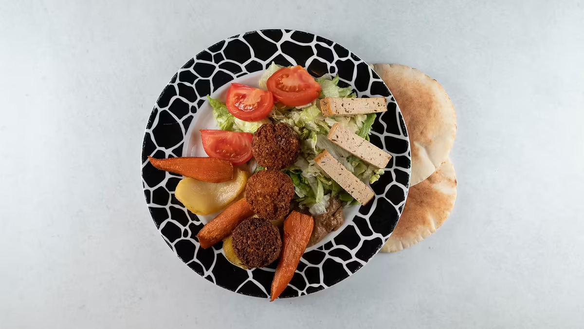 Sahara vegan plate